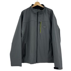 Walls construction jacket 2XL gray zip up mock collar mens 2018